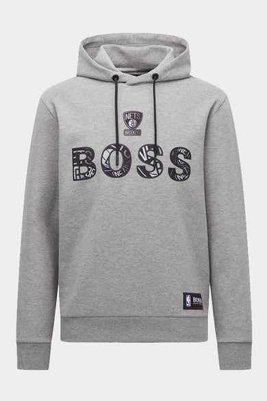 HOODIE BOSS X NBA - 039 ΓΚΡΙ